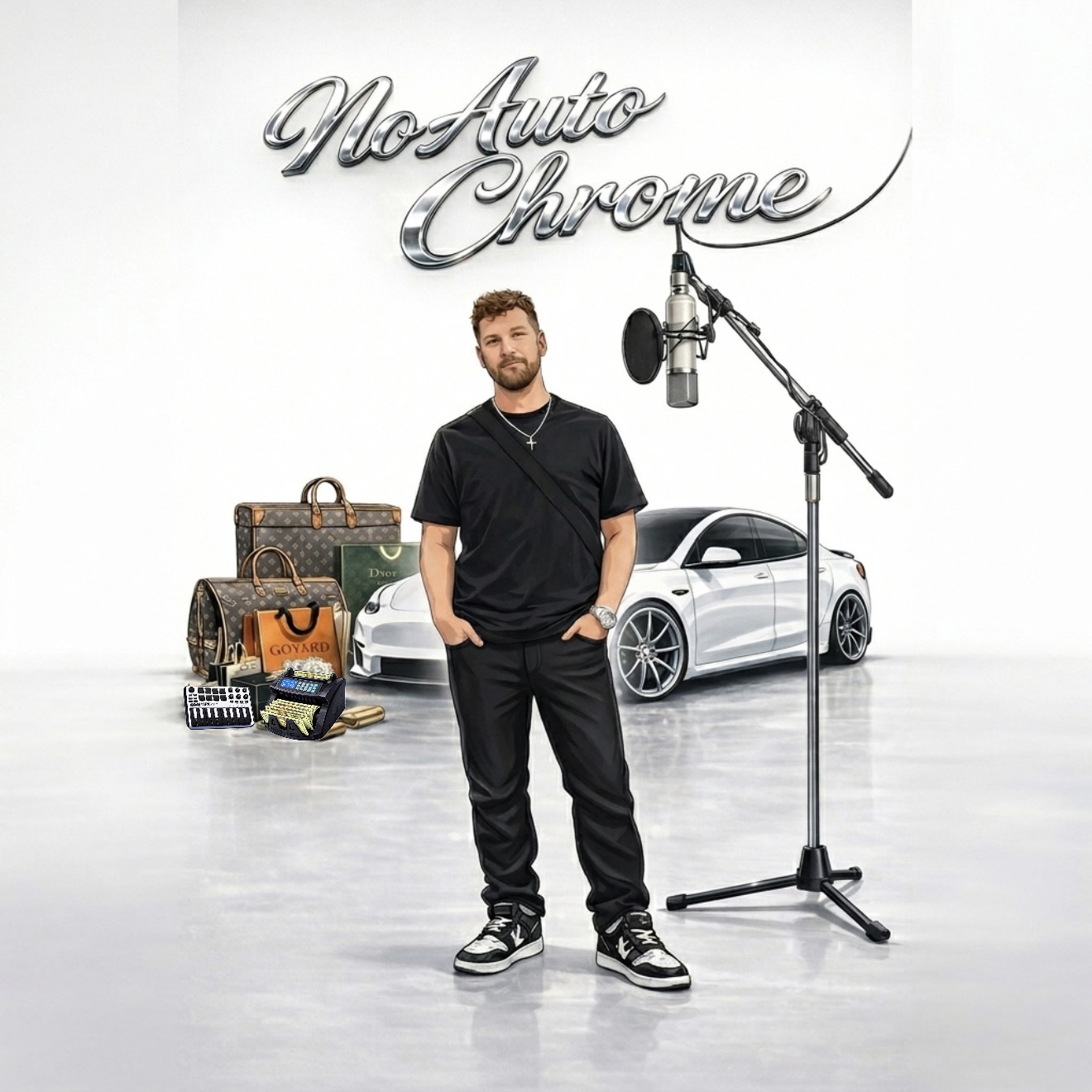 No Auto Chrome — cover art designed by Chrome Collaborations