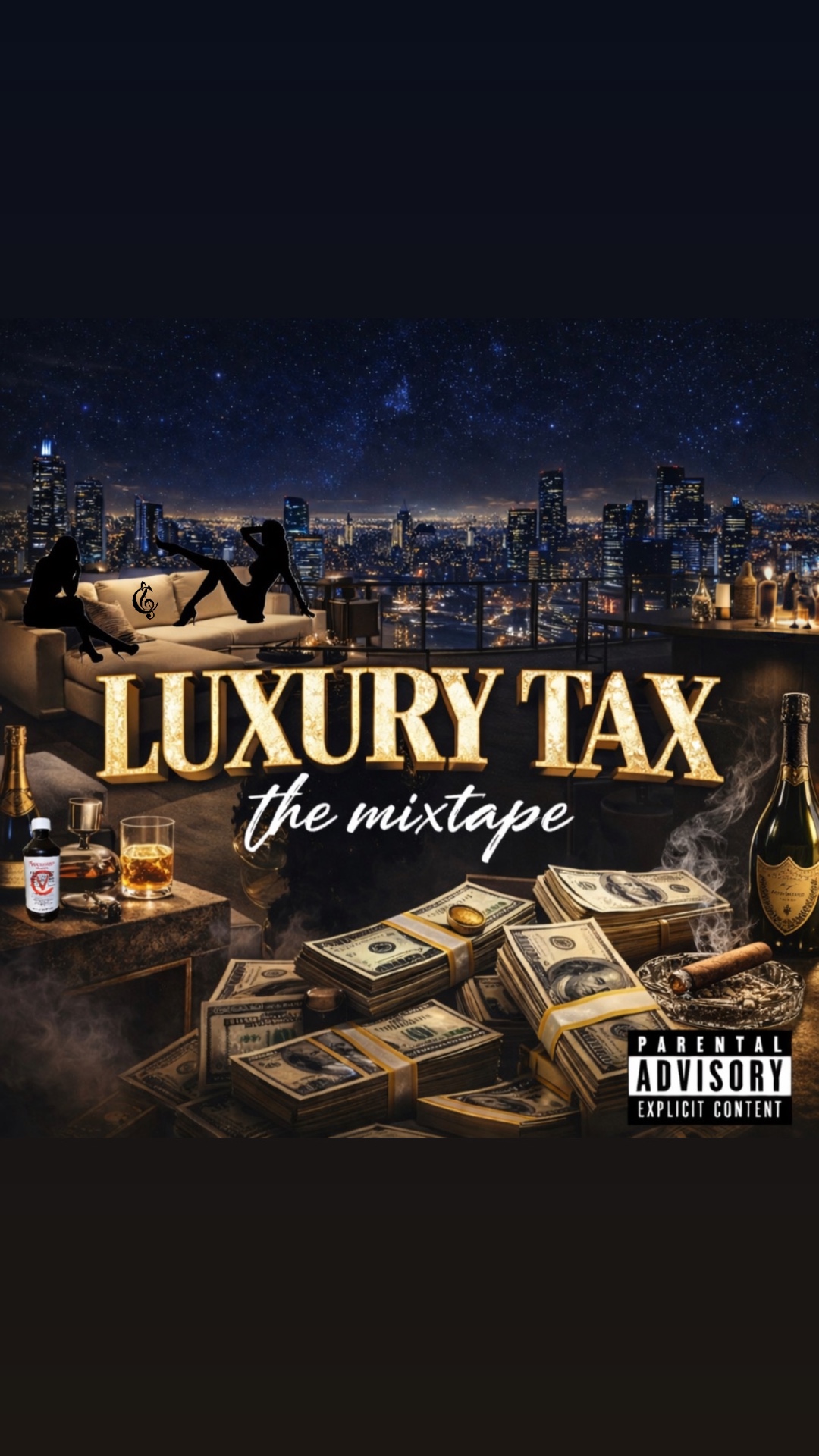 Luxury Tax — cover art designed by Chrome Collaborations