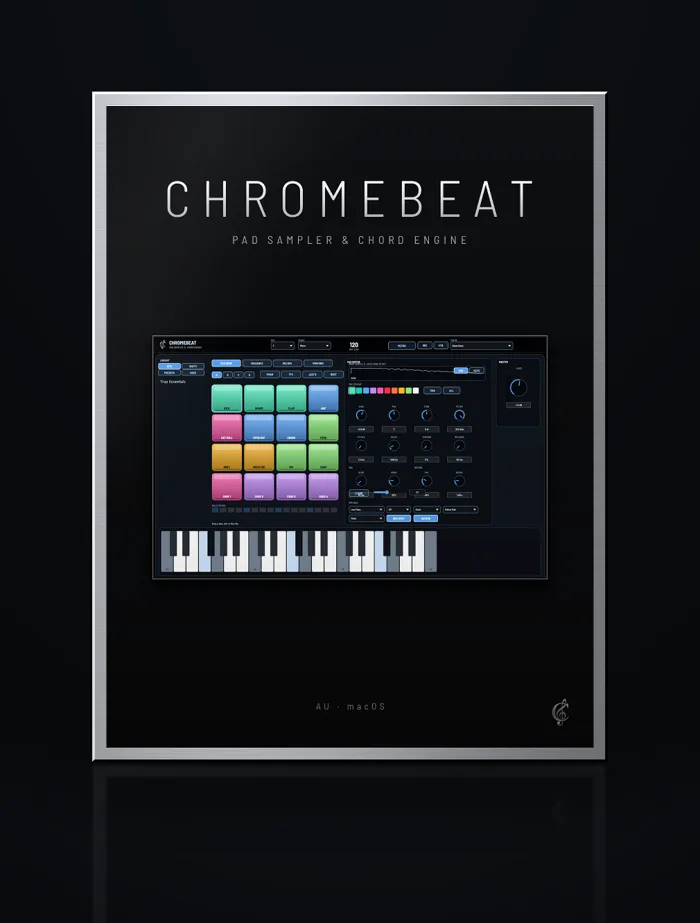 ChromeBeat product box design render