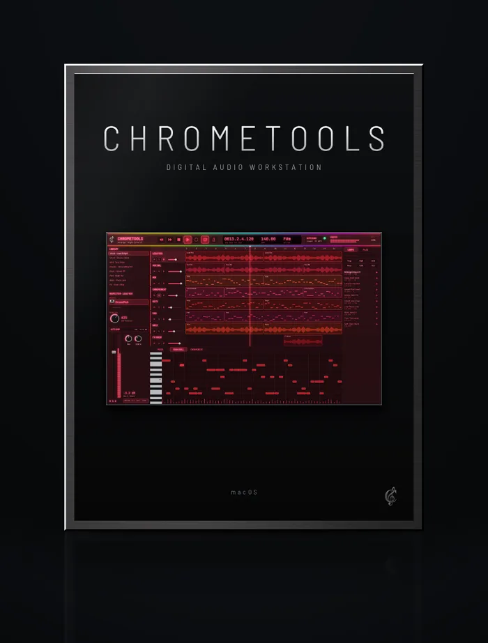 Chrometools product box design render